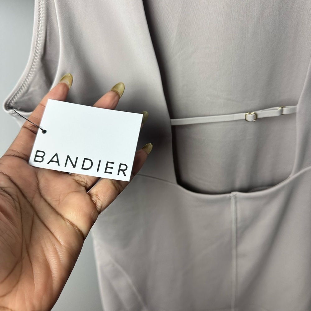 BANDIER Calla Cutout Playsuit in OFF WHITE size large new with tags. - Picture 6 of 7
